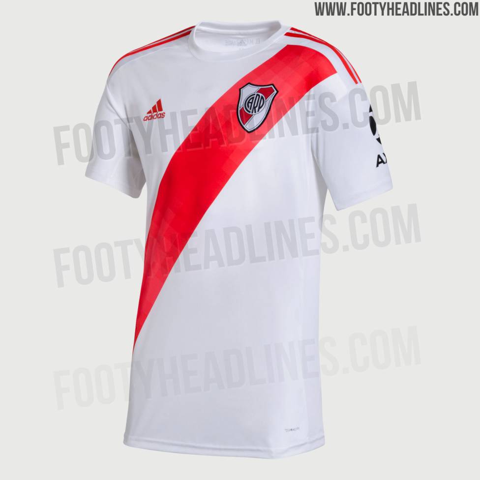 remera de river blanca